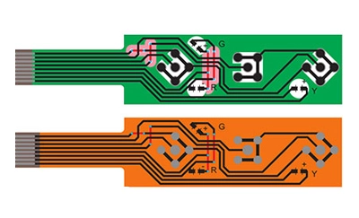 Assemblages de commutateur à membrane flexible et rigide