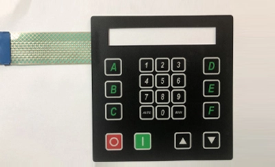 Caractéristique du clavier du commutateur à membrane
