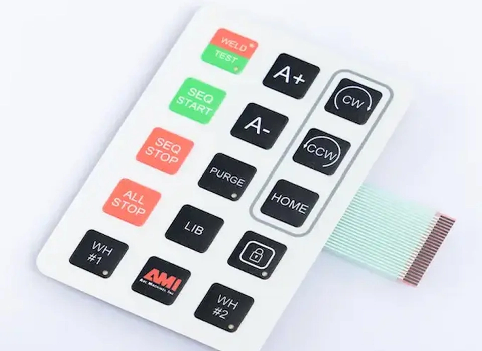 Traitement du clavier en caoutchouc conventionnel