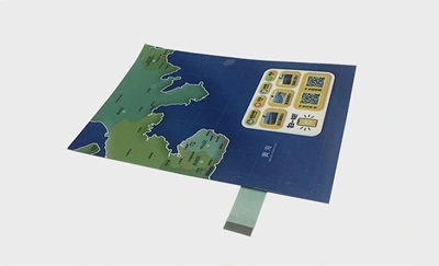 Finitions et textures de surface personnalisables pour les grands commutateurs à membrane