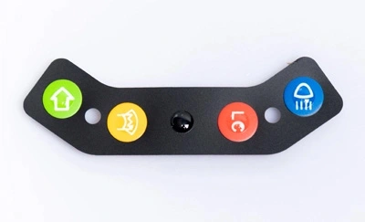 Polyvalence du clavier à membrane à 4 boutons